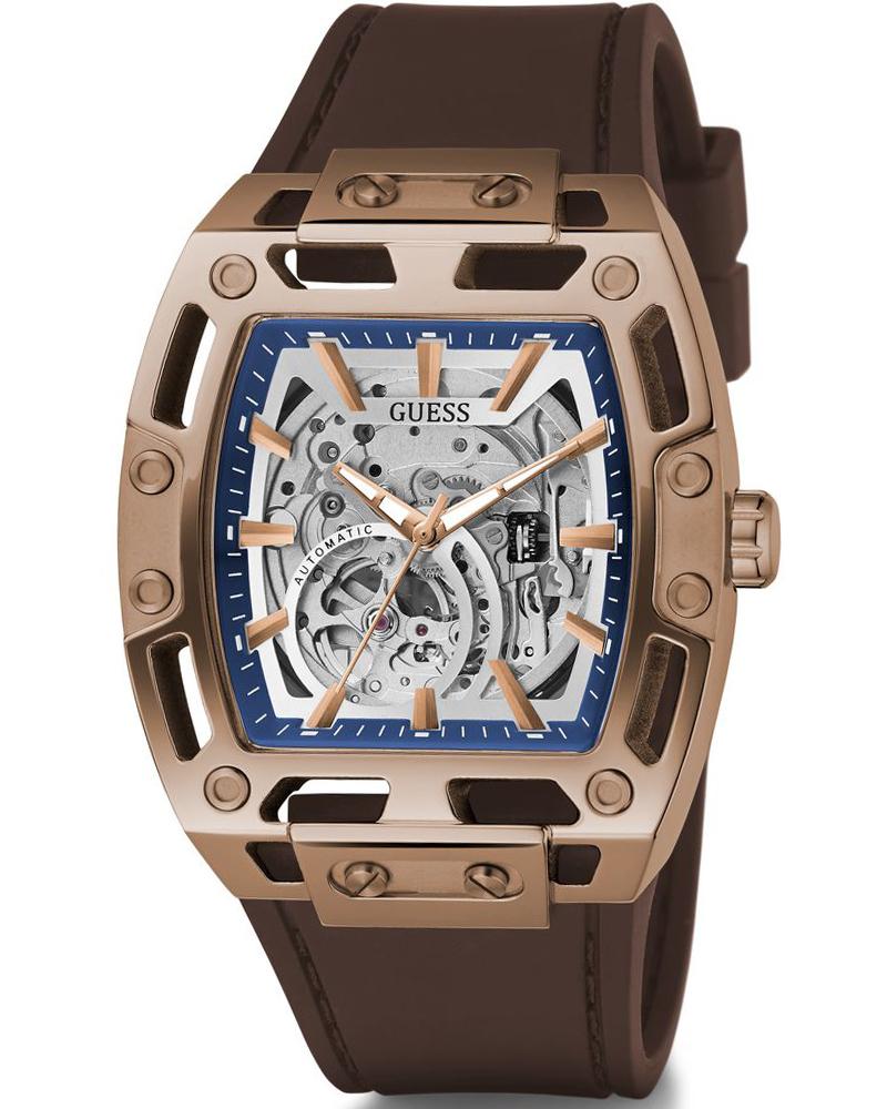 Guess Men PHOENIX Silver Analog Watch SKU-ID GW0980G3 Helios The