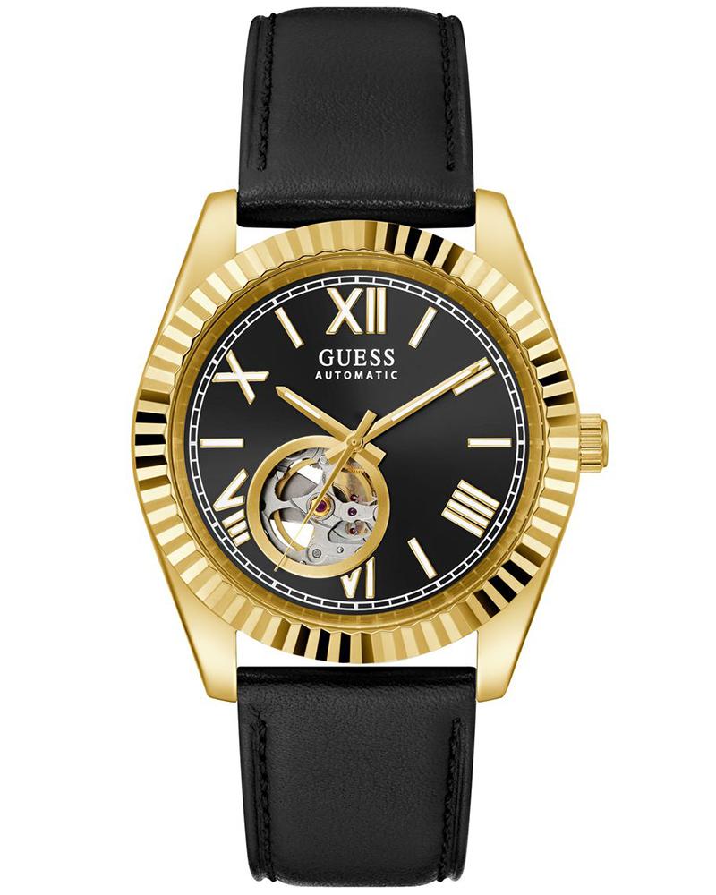 Guess Men CONNOISSEUR Black Analog Watch SKU-ID GW0985G2 Helios