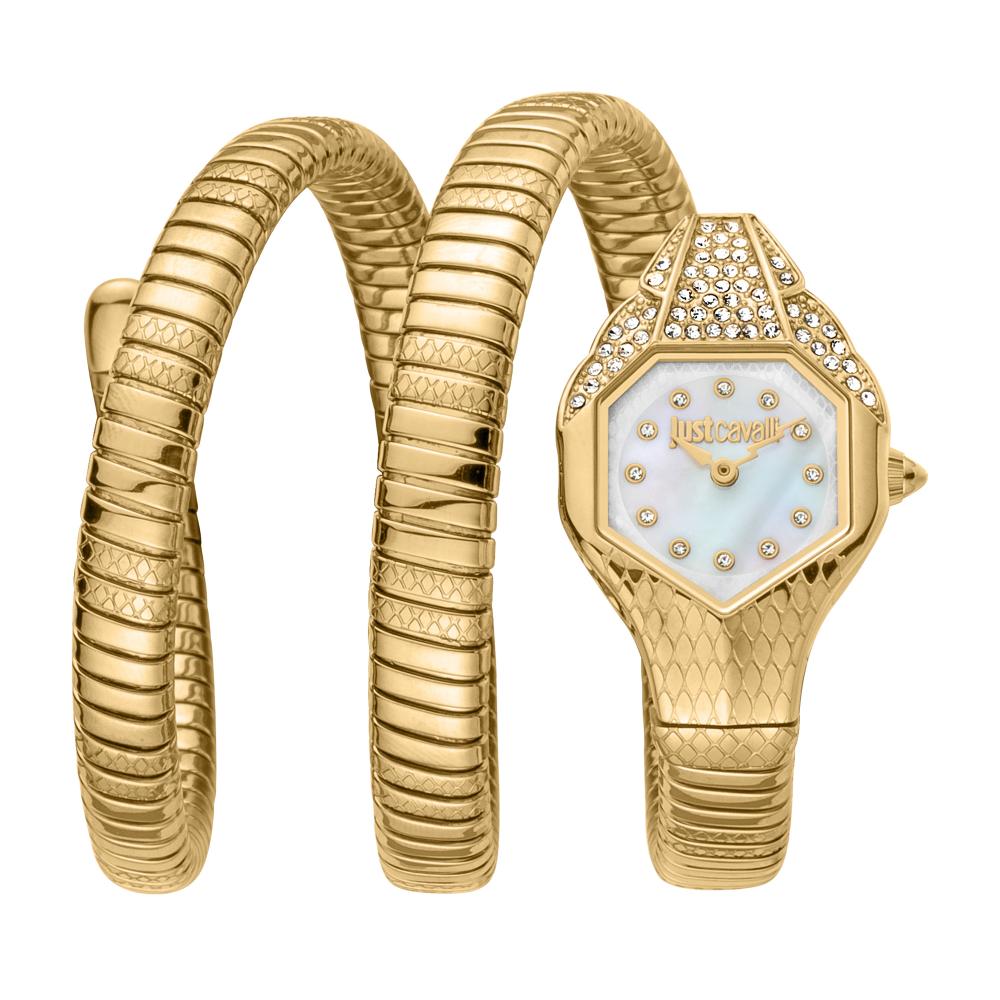 Just cavalli Women Hexagon Mother of pearl Watches