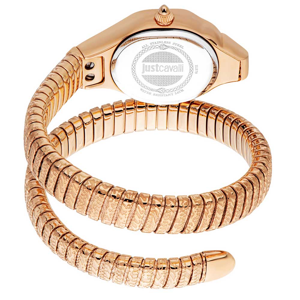 Just Cavalli Women SNAKE Silver Analog Watch SKU-ID JC1L270M0045