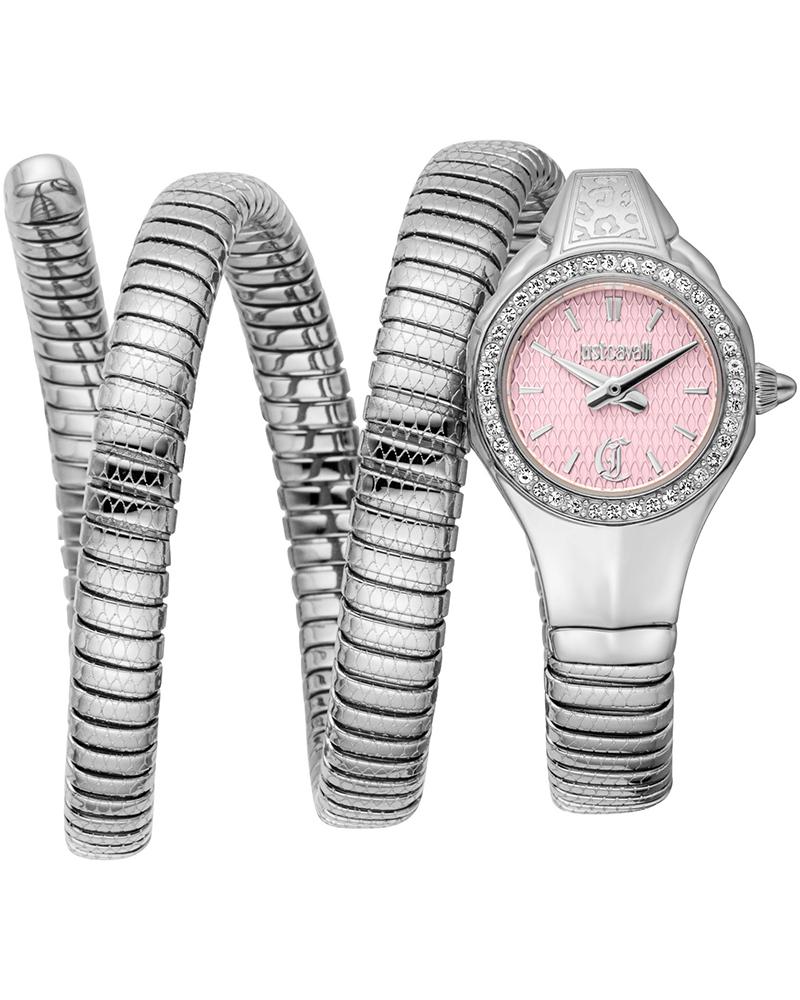 Just cavalli Women Vita Round Light pink Watches