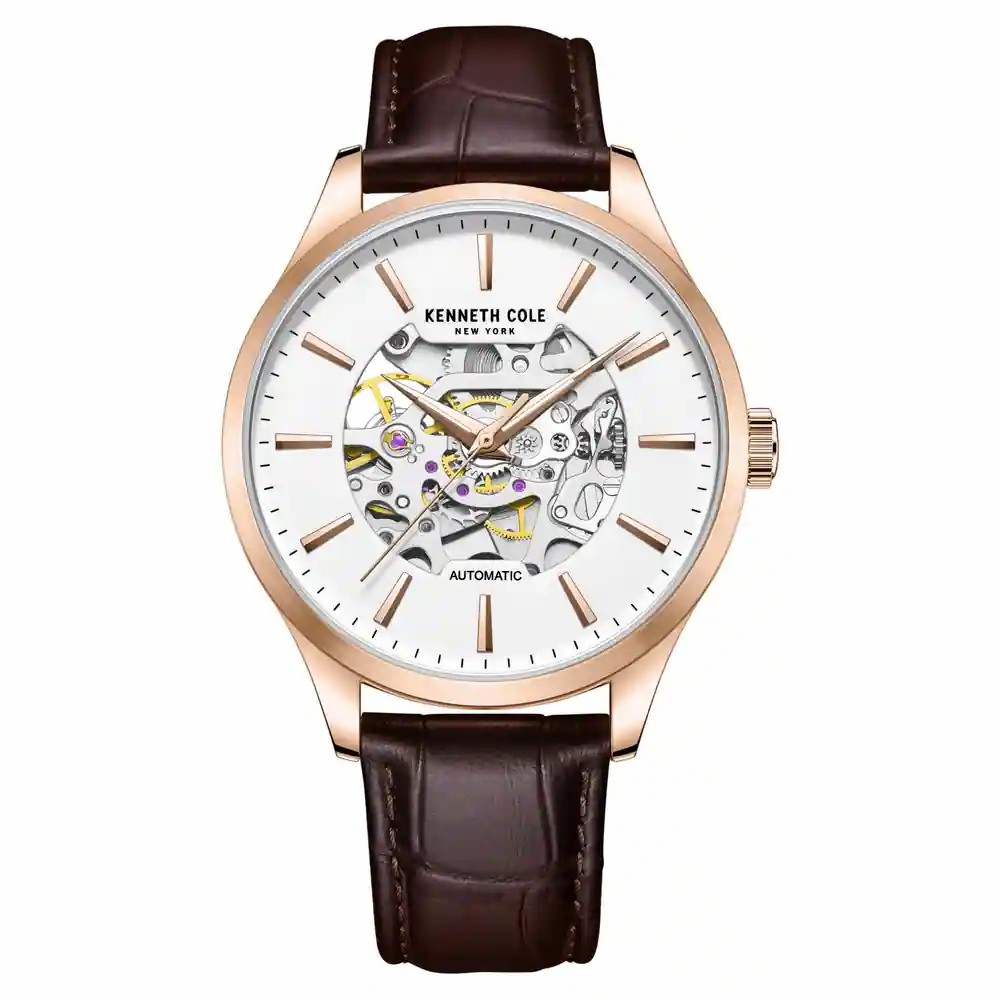 Buy Kenneth Cole Leather Strap Material Watches Online In India At Best Prices The Helios Watch Store