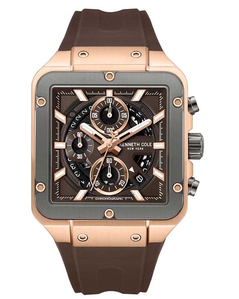 Kenneth Cole Men FALL WINTER 2025 Brown Analog Watch SKU-ID