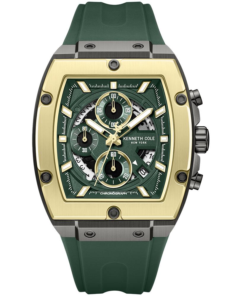 Kenneth Cole Men SS25 Green Analog Watch SKU-ID KCWGO0067601MN