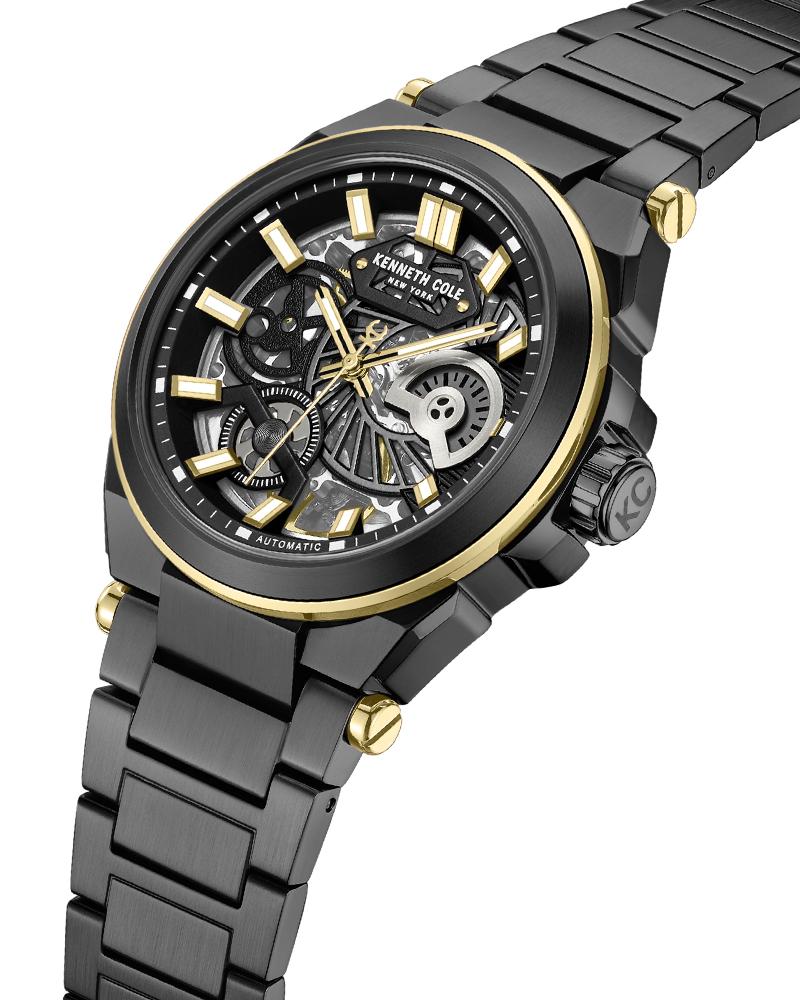 Kenneth Cole Men KC-NEWNESS SS25 Black Analog Watch SKU-ID