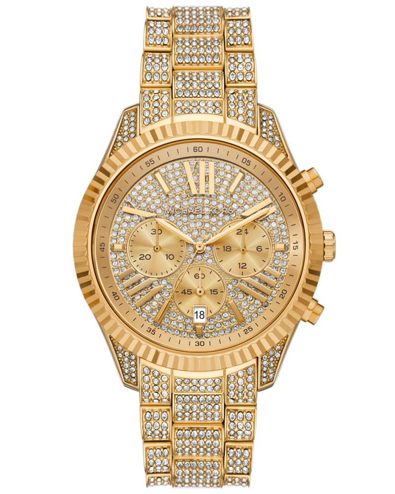 Michael Kors Women Lexington Gold Chronograph Watch SKU-ID MK4971