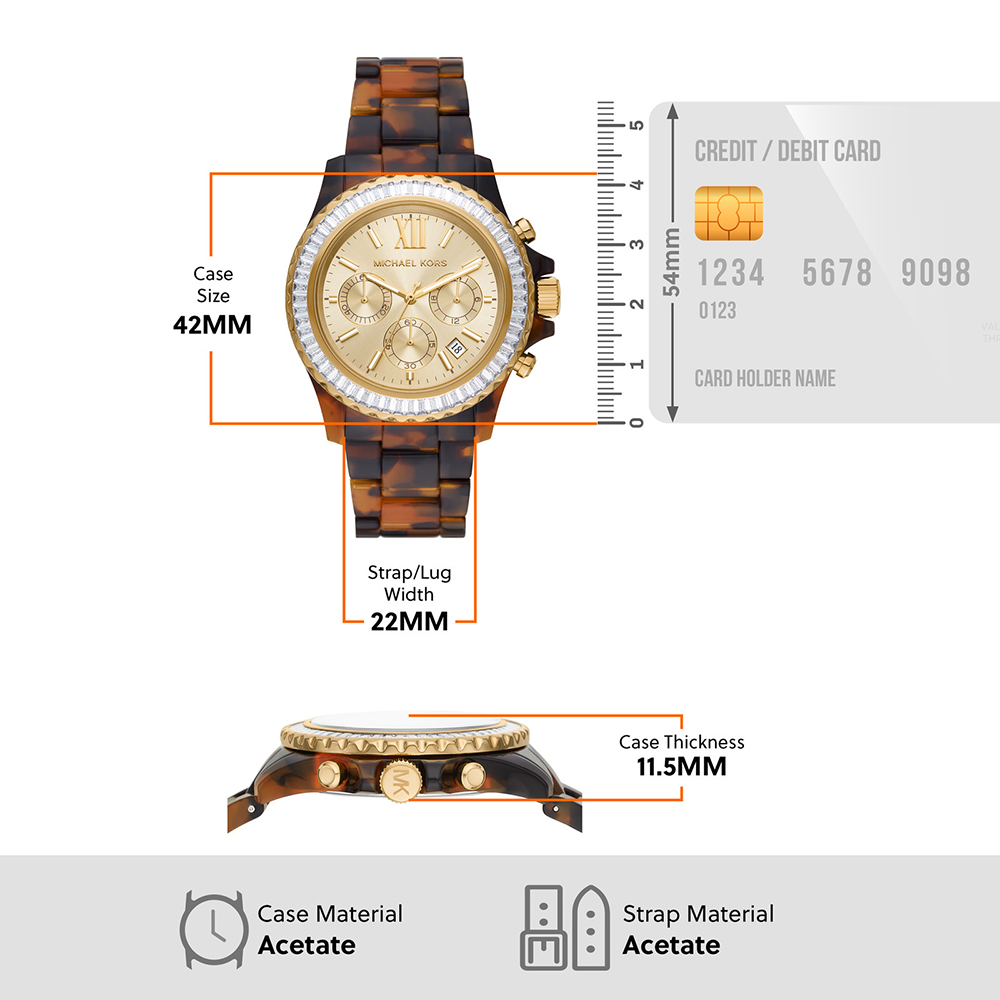 MICHAEL KORS時計 Michael Kors Lennox Quartz Silver Dial Silver Steel Strap Watch