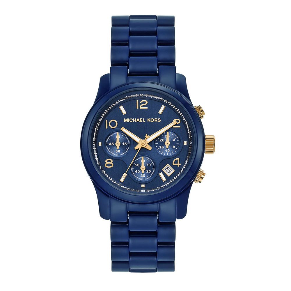 Buy Michael Kors Blue Dial Colour Watches Online In India At Best Prices The Helios Watch Store