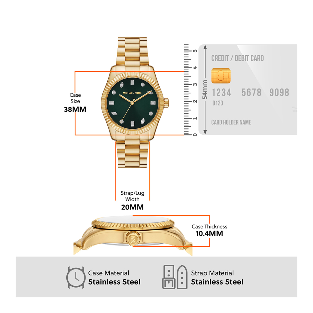 MICHAEL KORS 時計 Michael Kors Women LEXINGTON Green Analog Watch SKU-ID MK7449
