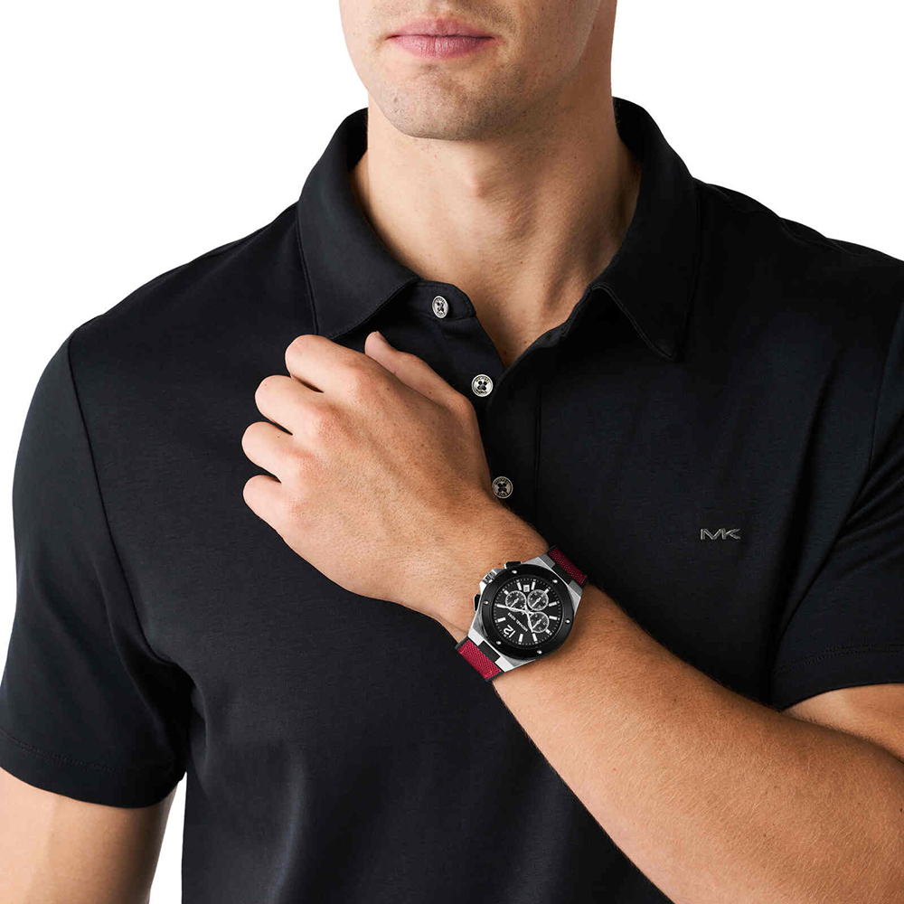Michael Kors Men LENNOX Black Analog Watch SKU-ID MK8943 | Helios