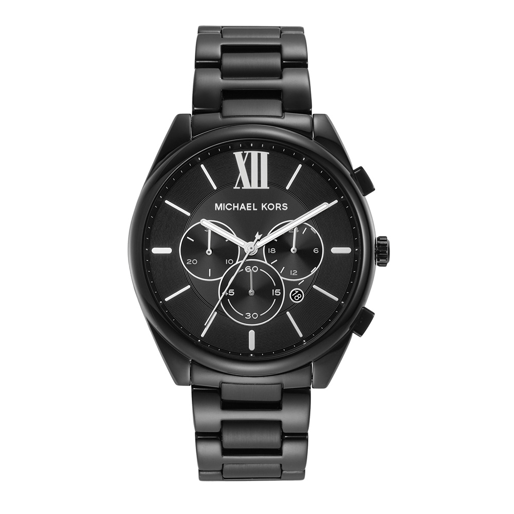 Mk black watch mens sale