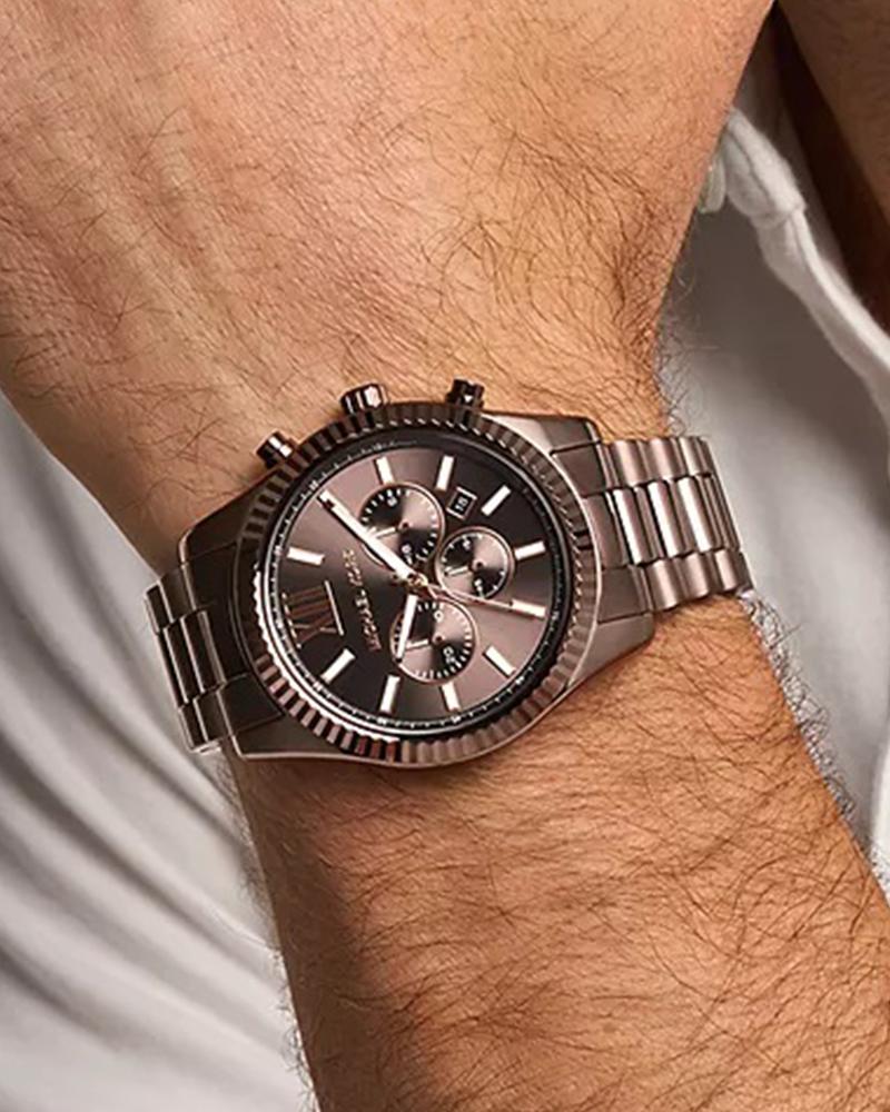 Michael Kors Men LEXINGTON Brown Analog Watch SKU-ID MK9224