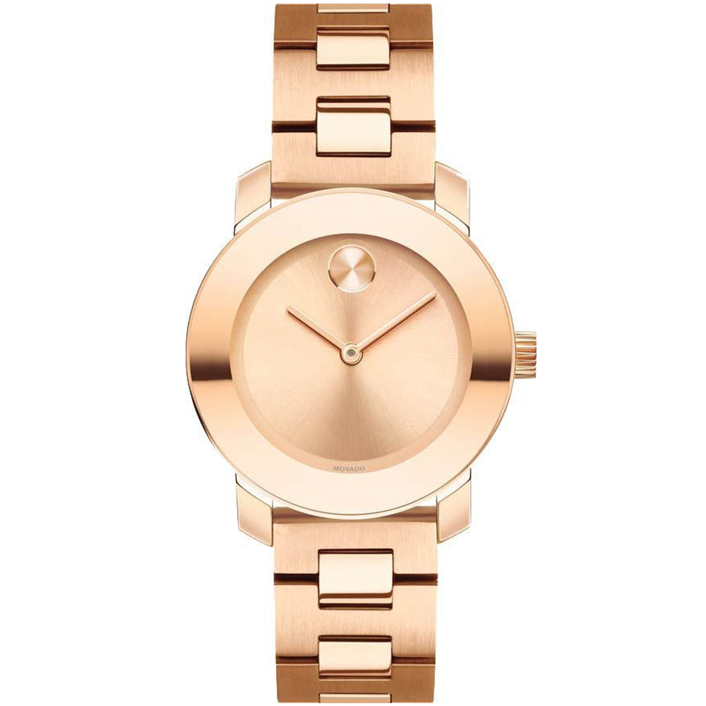 Movado Women Bold Round Rose Gold Watches