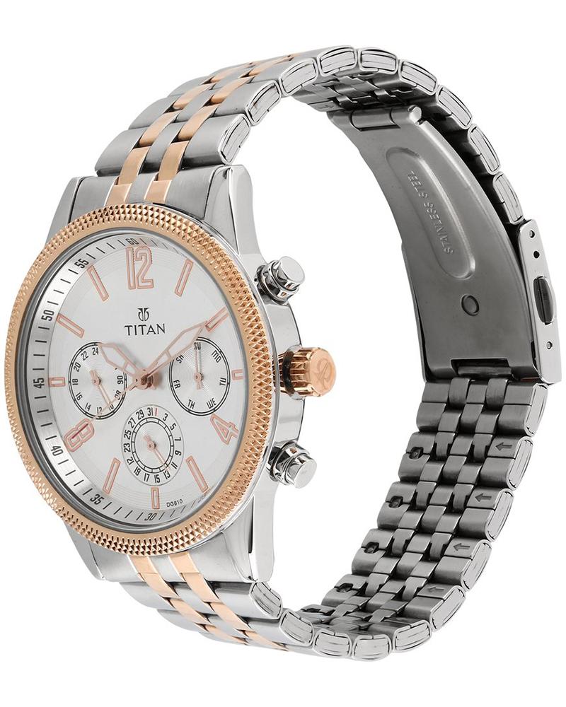 Titan Men Round Two tone Watches - Main Image