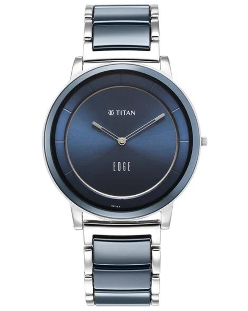 Buy Titan Edge Fusion Round Men Watch NS1878KD02 Helios Watch Store