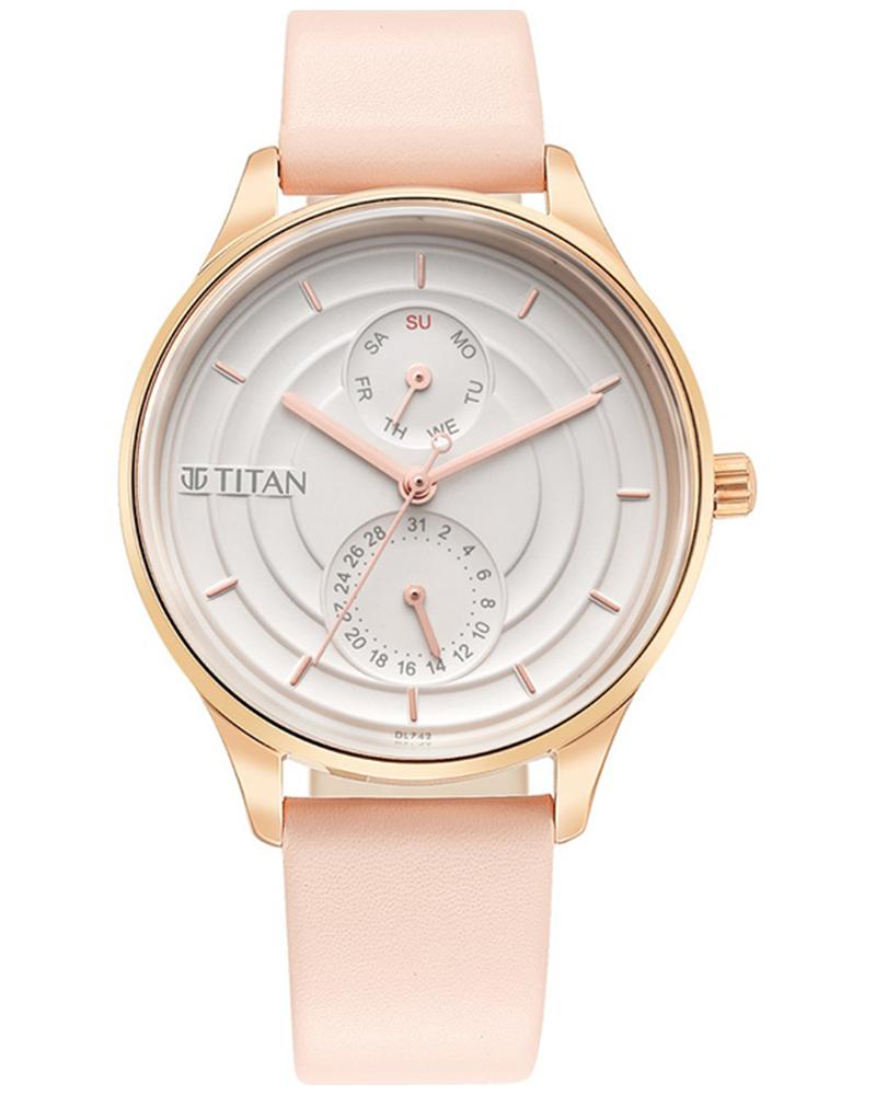 Titan Women WORKWEAR Silver Analog Watch SKU-ID 2670WL06 Helios