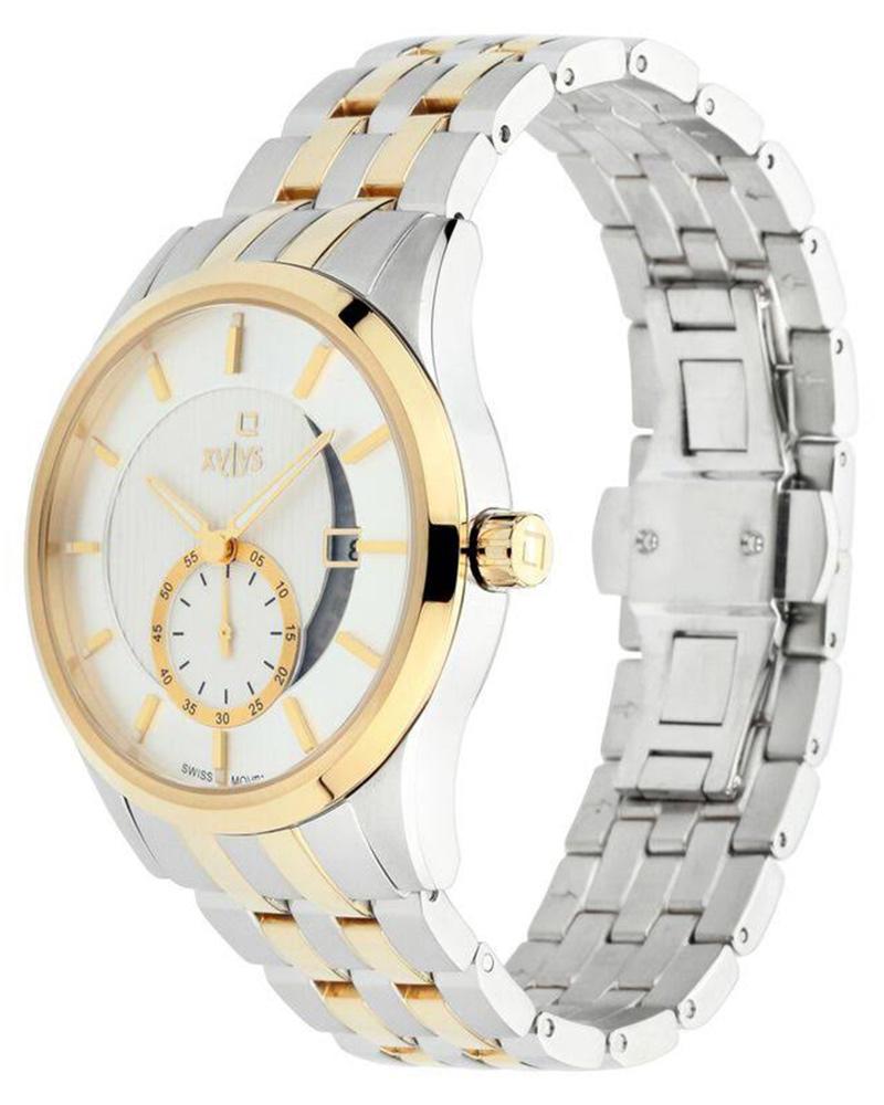 Titan Xylys Men OFFSETS Silver Analog with Date Watch SKU-ID