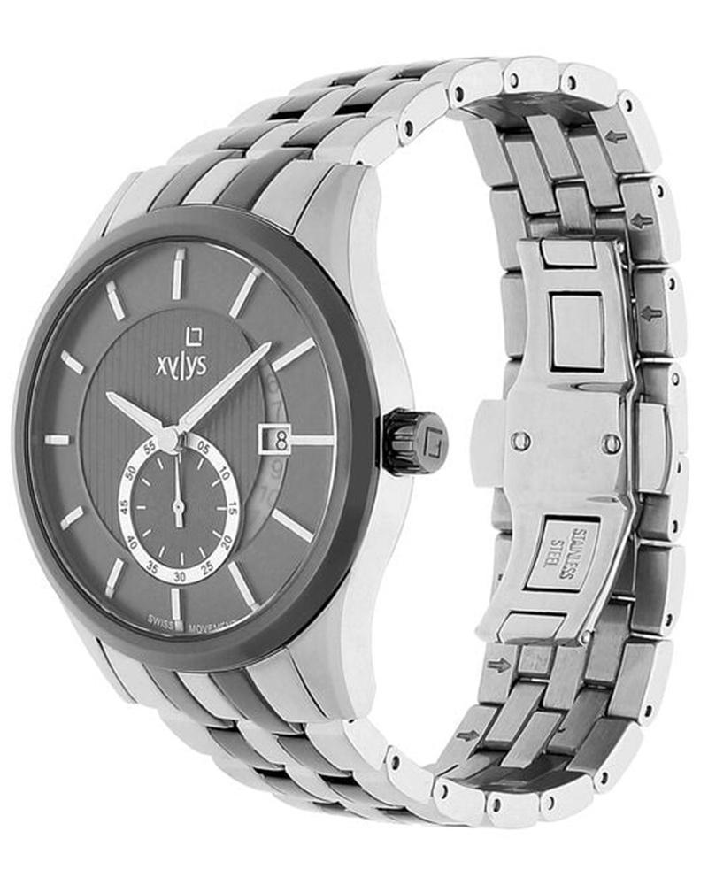 AMです Titan Xylys Men OFFSETS Grey Analog with Date Watch SKU-ID