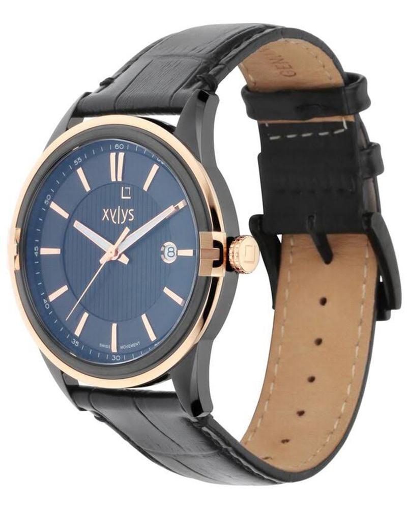 Xylys Men CLASSIC Black Analog Watch SKU-ID 40048KL02E | Helios