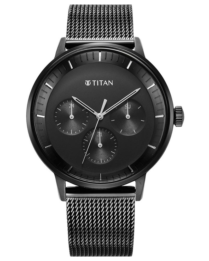 Buy Titan Round Men Watch NS94006NM01 Helios Watch Store