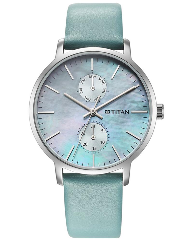 Titan round dial watches for ladies hotsell