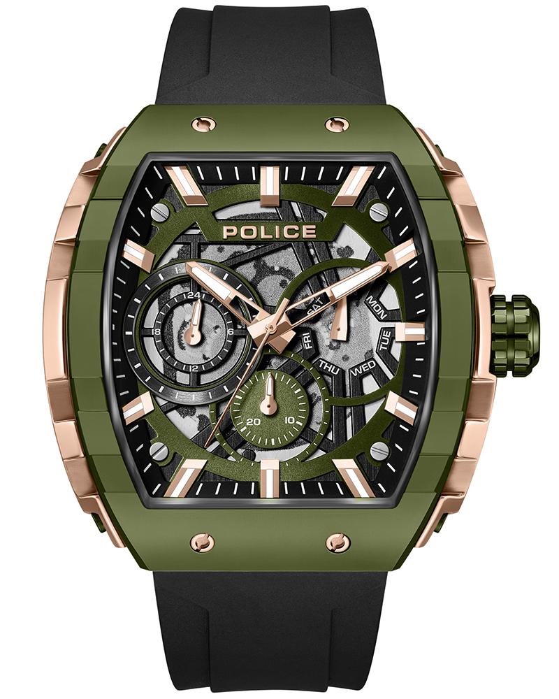 Mens Watches Wrist Watch Police Brand Buy Online Police Black Dial - Main Image