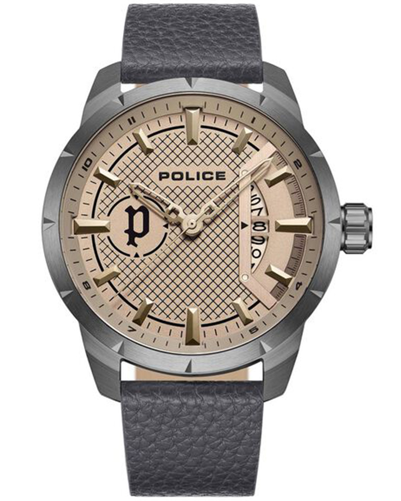 Buy Police Round Men Watch NEPLPEWJB2226903 Helios Watch Store