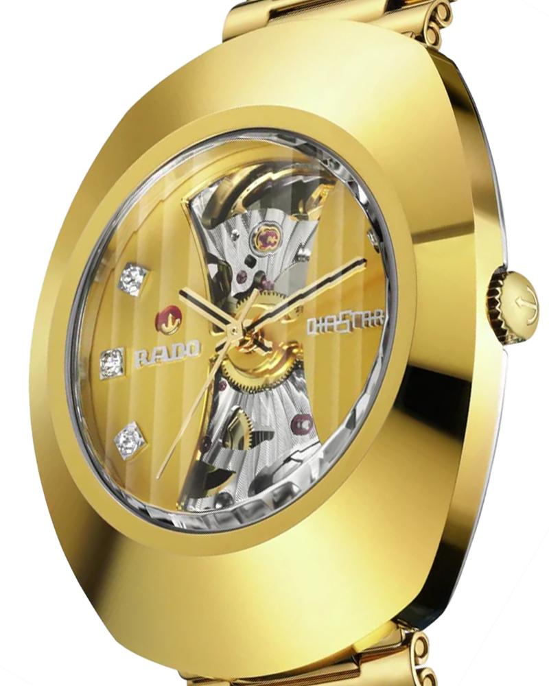 Rado Unisex DiaStar Original Yellow Analog Watch SKU-ID R12064263