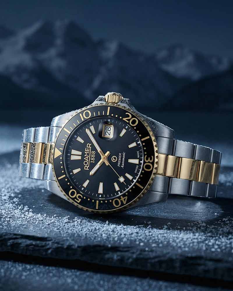 Roamer Men Premier Automatic Black Analog Watch SKU-ID