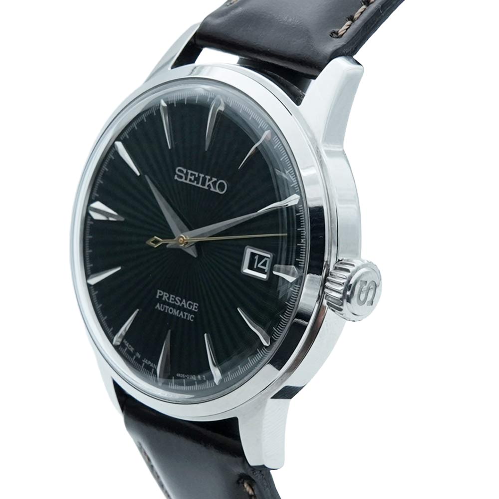 Seiko Men Presage Round Green Watches