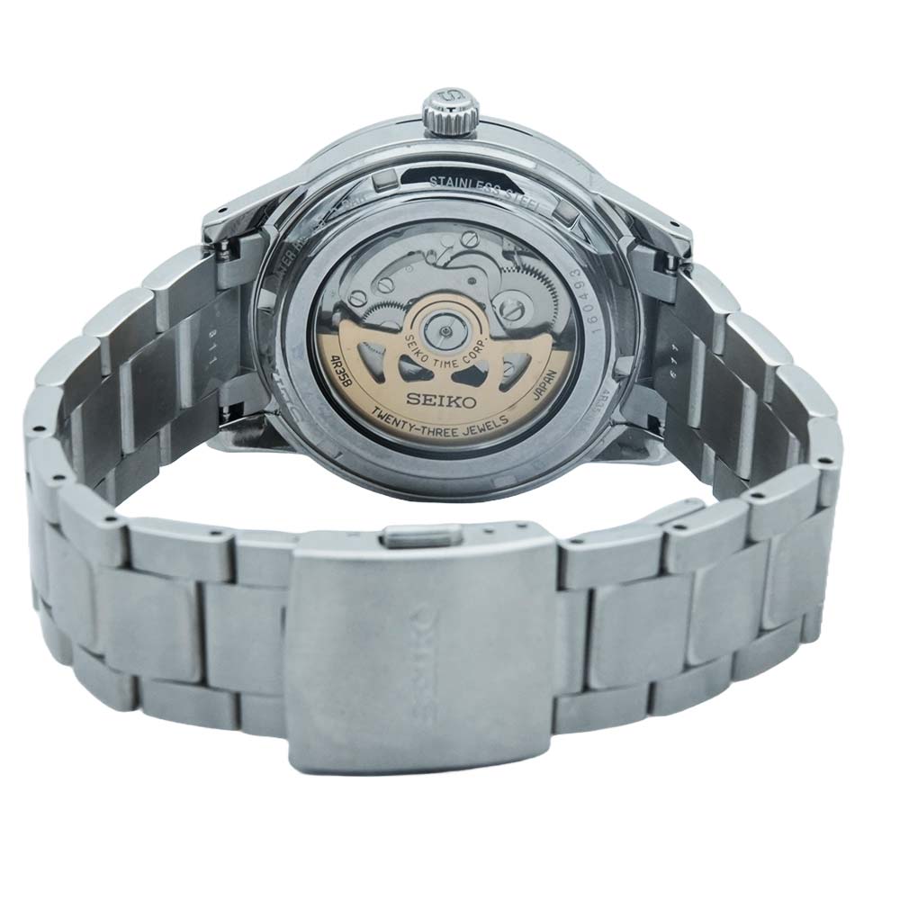 Seiko Men Presage Round Black Watches