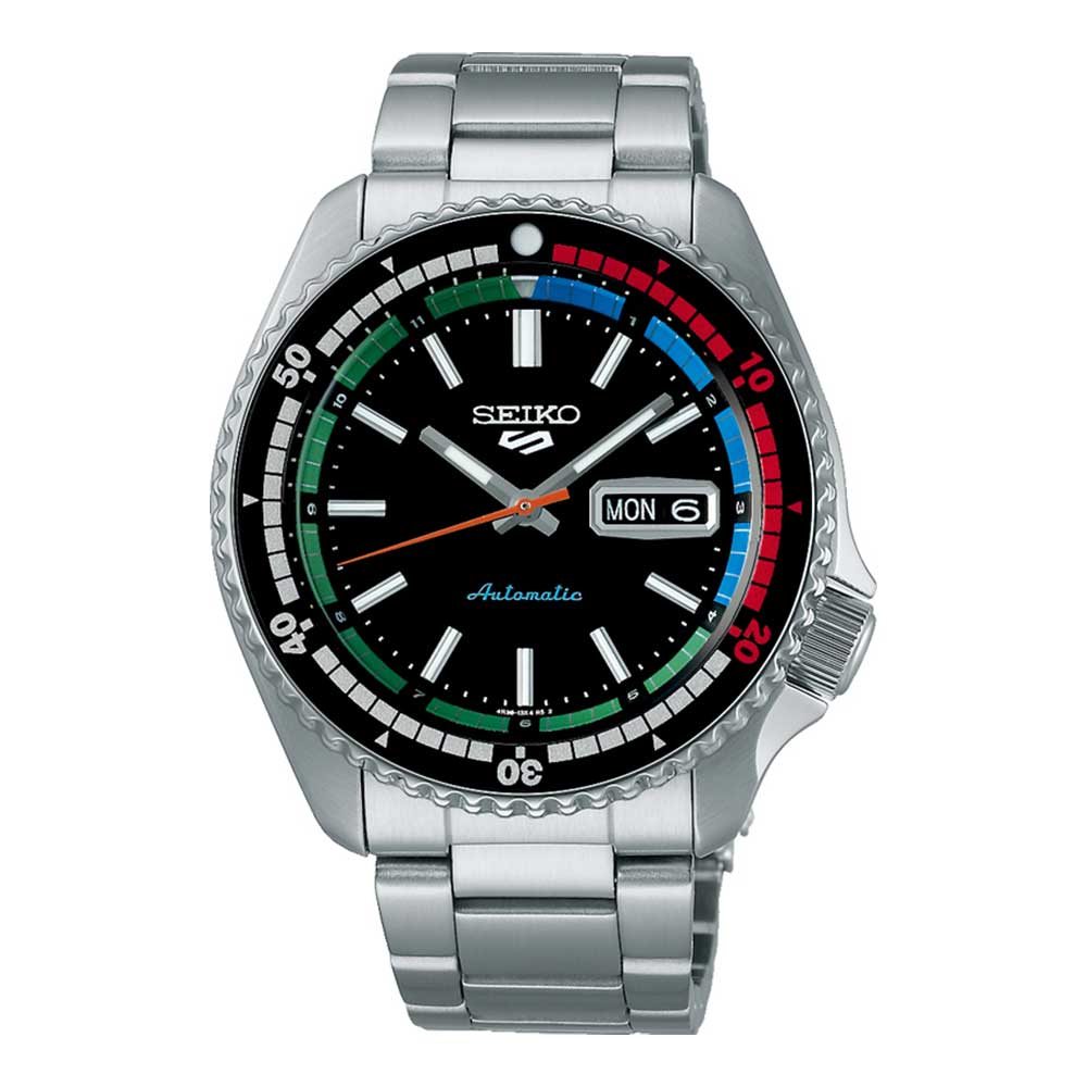 Seiko Men NEW SPORTS Black Analog Watch SKU-ID SRPK13K1 Helios