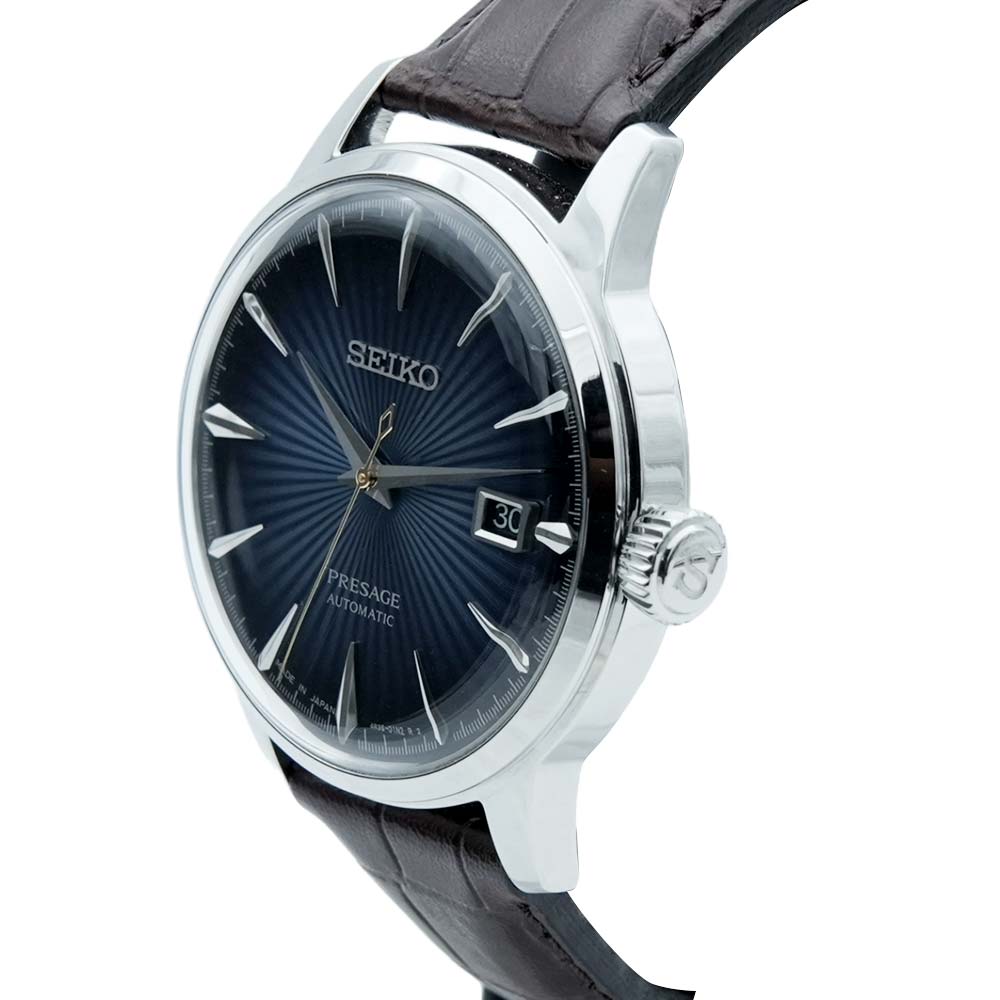 Seiko Men PRESAGE Blue Analog Watch SKU-ID SRPK15J1 Helios The