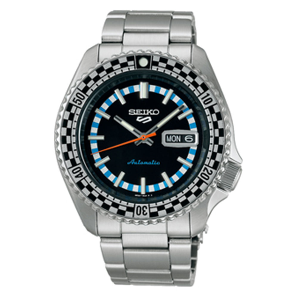 Seiko Men New sports Round Black Watches