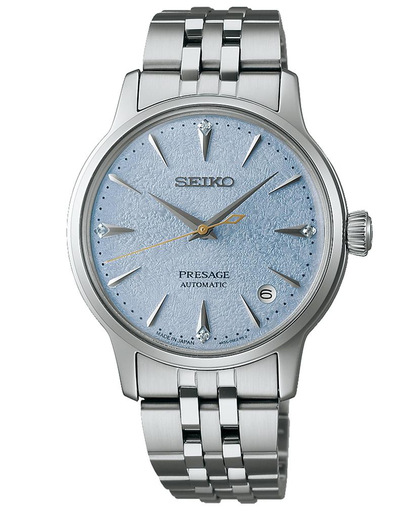 Seiko Women Presage Round Blue Watches