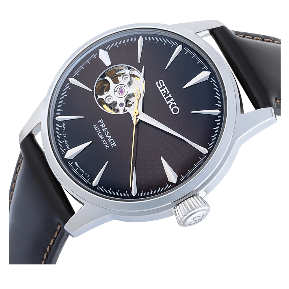 Buy Online Seiko Men Round Brown Watches ssa407j1 at Best Price Helios Store