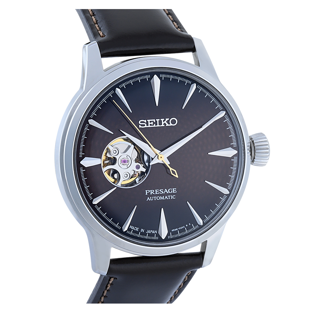 Seiko Men PRESAGE COCKTAIL TIME Brown Analog Watch SKU-ID SSA407J1
