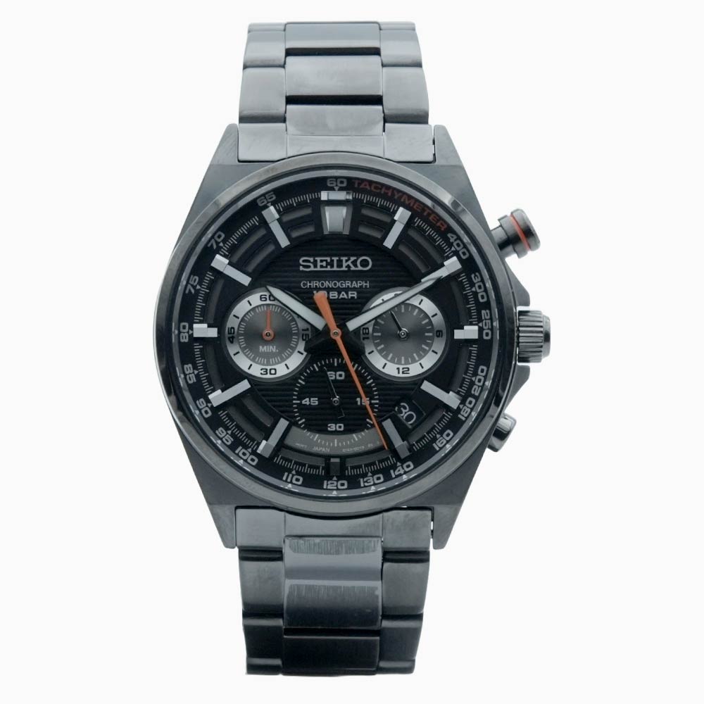Seiko Men DRESS Black Analog Watch SKU-ID SSB399P1 Helios The