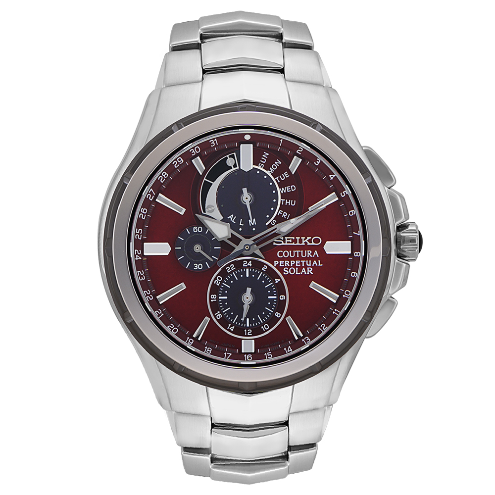 Seiko Coutura Round Dial Men Watch SSC376P9 Helios Watch Store