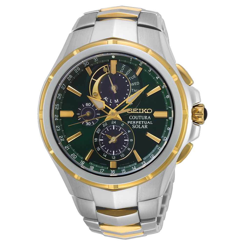 Buy Online Seiko Men Round Black Watches ssc764p1 at Best Price Helios Store