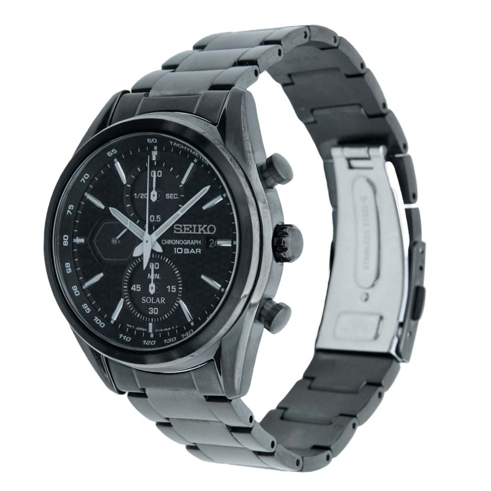 Seiko Men DRESS-MACCHINA SPORTIVA Black Analog Watch SKU-ID