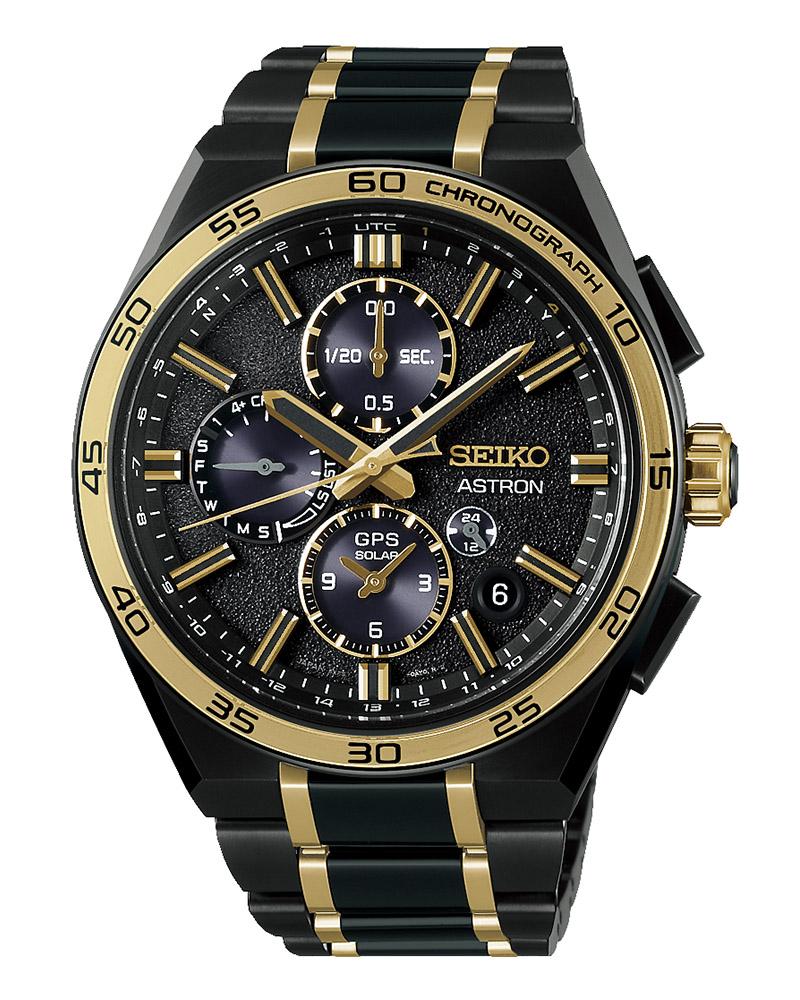 Seiko Men ASTRON Black Analog Watch SKU-ID SSH186J1 | Helios The
