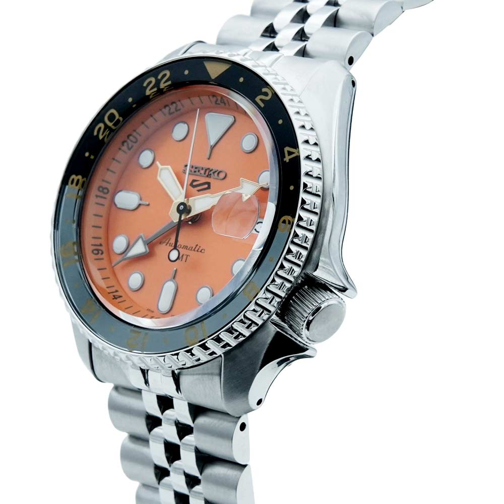 Seiko Men NEW SPORTS Orange Analog Watch SKU-ID SSK005K1