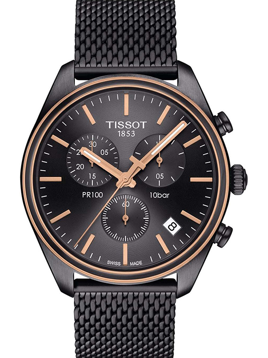 Tissot black watch sale