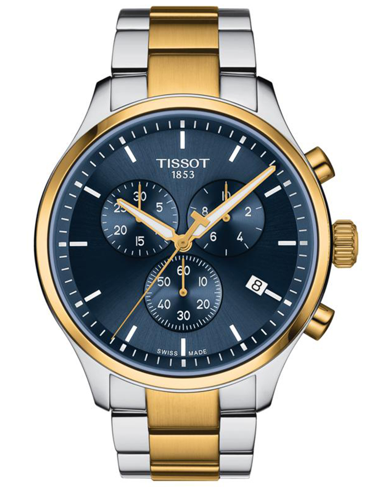 TISSOT Chrono XL Classic ネイビー プチ訳あり稼働美品 TISSOT Chrono XL Classic ネイビー プチ訳あり稼働美品 TISSOT Chrono