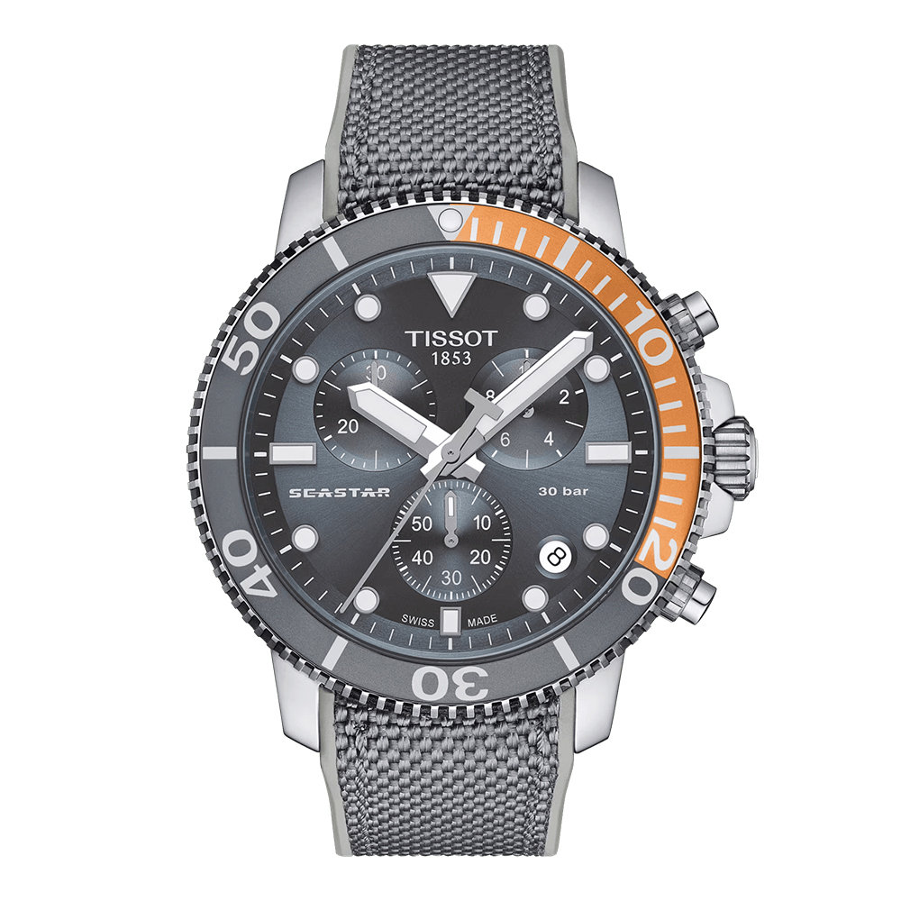 Tissot Men SEASTAR 1000 Black Analog Watch SKU-ID T1204171708101