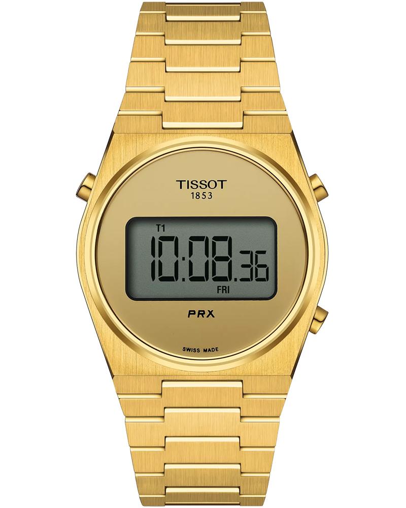Tissot Unisex Tissot prx Tonneau Gold Watches
