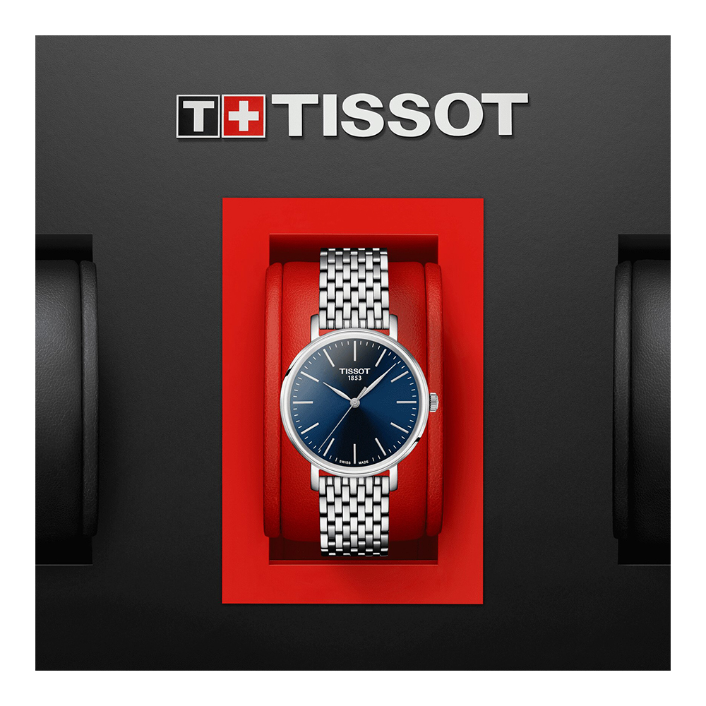 Tissot Unisex EVERYTIME Blue Analog Watch SKU-ID T1432101104100