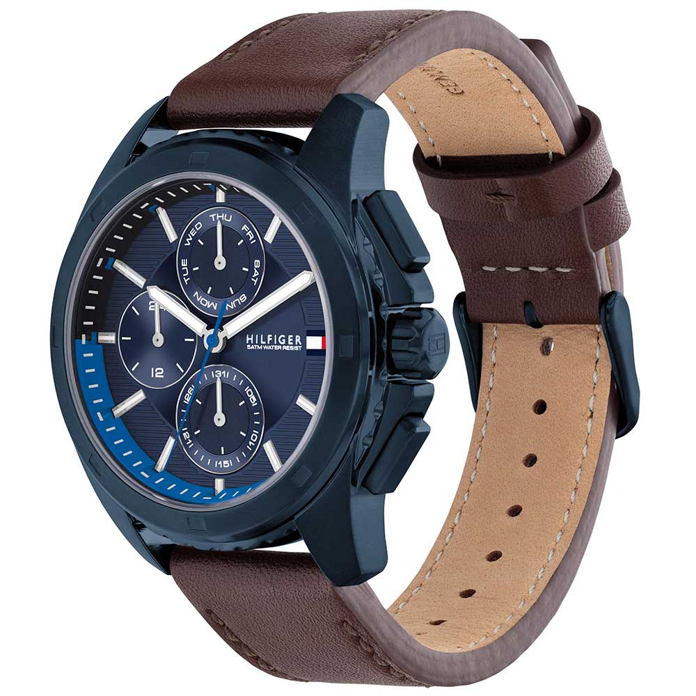 Tommy hilfiger Men Walker Round Blue Watches
