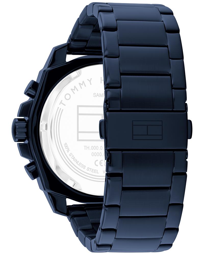 Tommy hilfiger Men Morgan Round Navy Watches